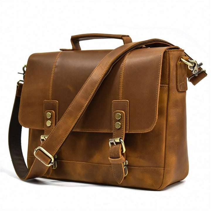 Lucien Leather Briefcase