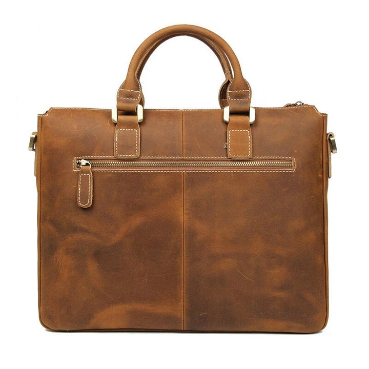 Makansh Leather Briefcase