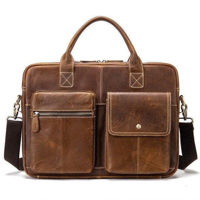 Moulana Leather Briefcase